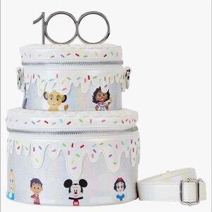 Disney 100th Anniversary Cake Loungefly crossbody